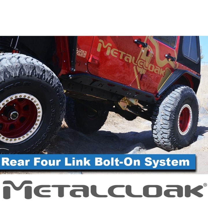 Długie wahacze tylne MetalCloak – Jeep Wrangler JK, 4-link