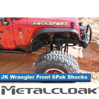 MetalCloak 6Pak BLACK – przednie amortyzatory 5,5″ lift, Wrangler JK - ujęcie 2