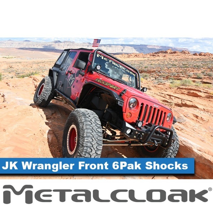 MetalCloak 6Pak BLACK – przednie amortyzatory 5,5″ lift, Wrangler JK - ujęcie 3