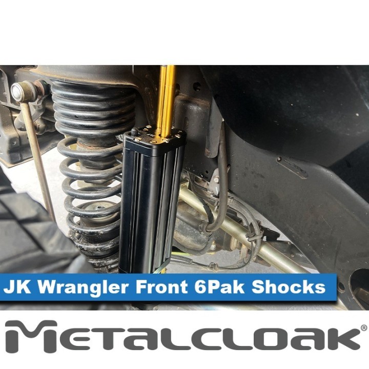 MetalCloak 6Pak BLACK – przednie amortyzatory 5,5″ lift, Wrangler JK - ujęcie 5