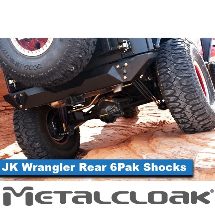 MetalCloak 6Pak BLACK – tylne amortyzatory 5,5″ lift, Wrangler JK - ujęcie 3