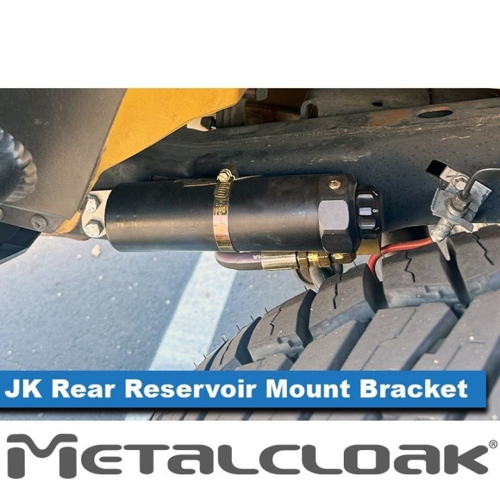 MetalCloak wsporniki rezerwuarów tylnych amortyzatorów, Jeep Wrangler JK - ujęcie 3
