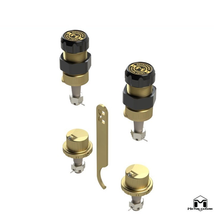 MetalCloak Baller Joints HD Knurled – sworznie wahaczy, komplet, Jeep Wrangler JK