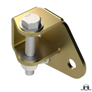 MetalCloak wspornik amortyzatora skrętu strona mostu Jeep Wrangler JK