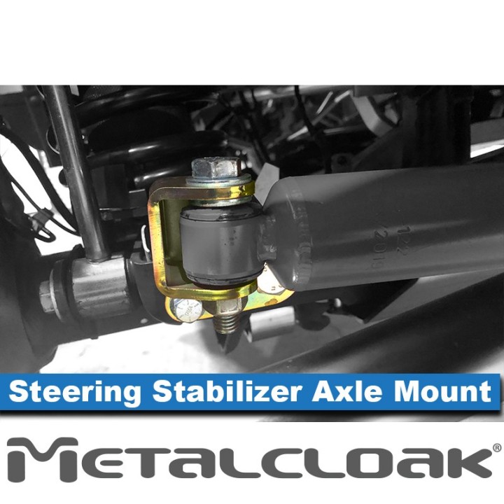 MetalCloak wspornik amortyzatora skrętu strona mostu Jeep Wrangler JK