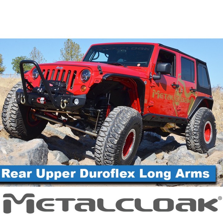 MetalCloak górne tylne wahacze długie Duroflex Jeep Wrangler JK i JL