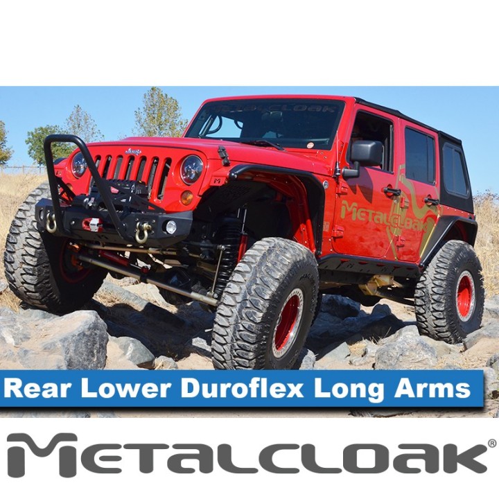 MetalCloak dolne tylne wahacze długie Duroflex Jeep Wrangler JK i JL