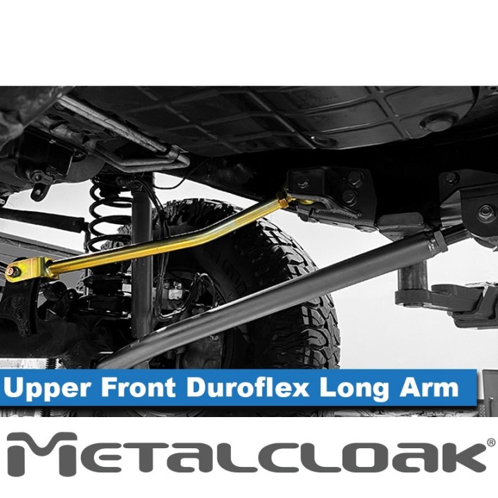 MetalCloak górne przednie wahacze długie Duroflex Jeep Wrangler i Gladiator