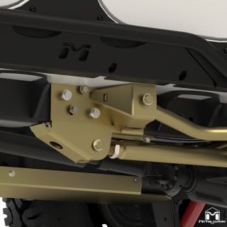 MetalCloak wsporniki tylnych długich wahaczy na śruby Jeep Wrangler JK