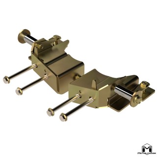 MetalCloak wsporniki dolnych przednich długich wahaczy Jeep Wrangler JK