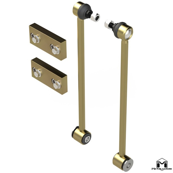 MetalCloak – zestaw tylnego stabilizatora: dystanse + łączniki 14,5″, Jeep Wrangler JK