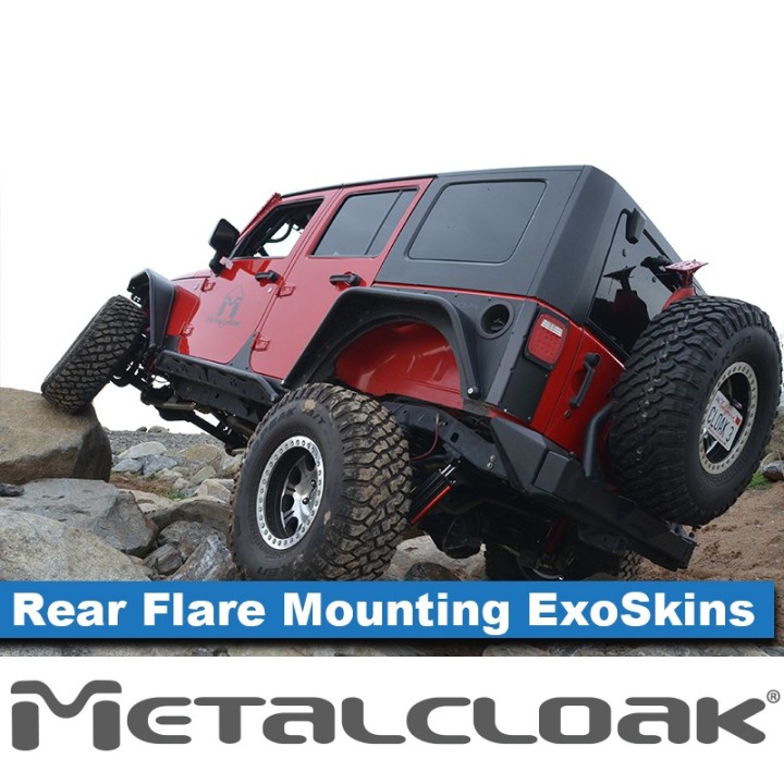ExoSkin tylny z mocowaniem poszerzen Overline Jeep Wrangler JK 4D MetalCloak - ujęcie 4