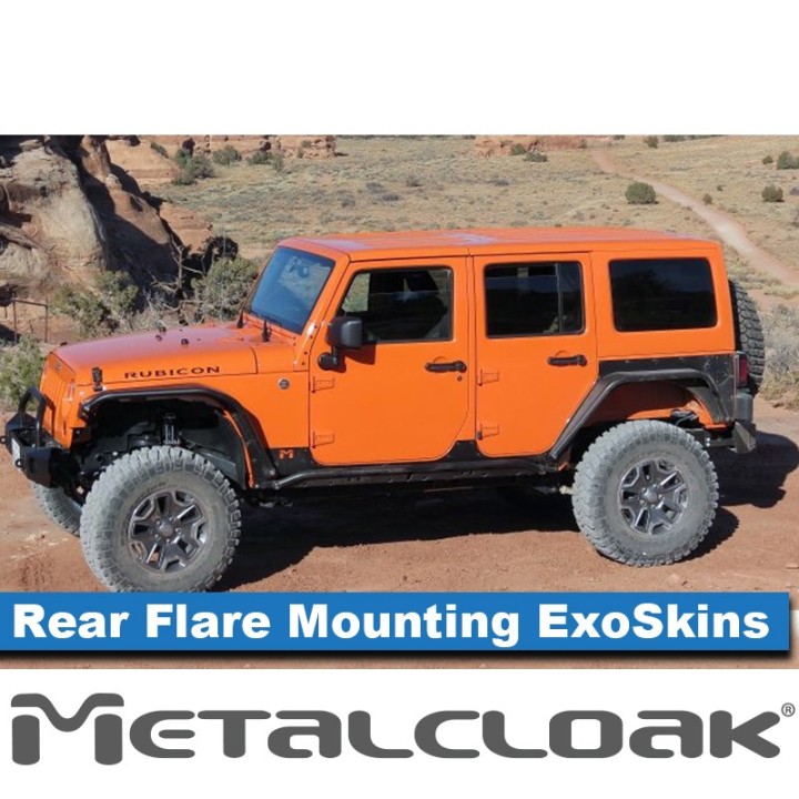 ExoSkin tylny z mocowaniem poszerzen Overline Jeep Wrangler JK 4D MetalCloak - ujęcie 6