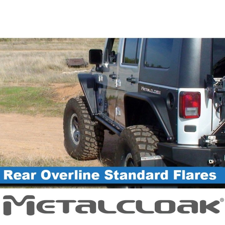 Poszerzenia tylne Overline szybkozlaczne standard 6 cali Jeep Wrangler JK MetalCloak - ujęcie 2