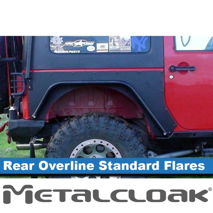 Poszerzenia tylne Overline szybkozlaczne standard 6 cali Jeep Wrangler JK MetalCloak - ujęcie 5