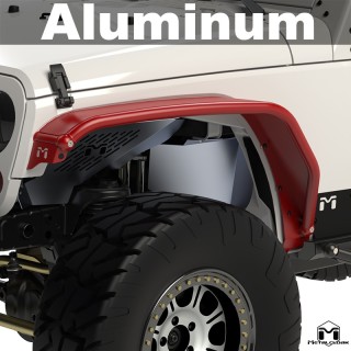 Nadkola rurowe przednie Overland aluminiowe JK MetalCloak 3200-AL | Szekla4x4