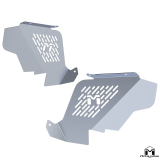 Wentylowany panel nadkola aluminiowy para czarny proszek Jeep Wrangler JK MetalCloak