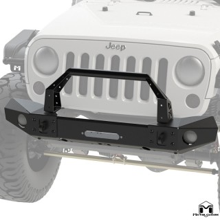 Zderzak przedni Frame-Built nr 1404 pod wyciagarke stal czarny proszek Jeep Wrangler JK MetalCloak