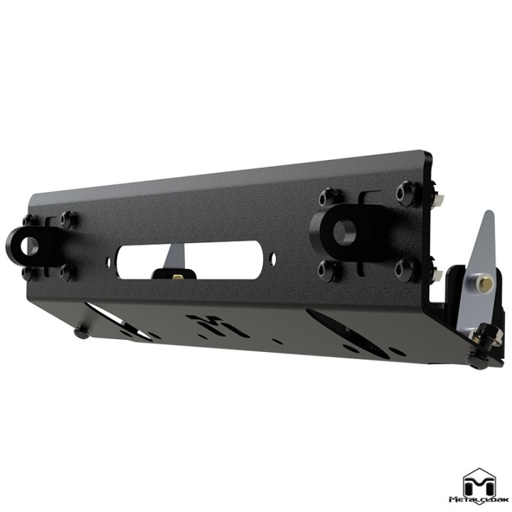 Baza zderzaka przedniego Frame-Built Combo z plyta wyciagarki stal 3/16 cala Jeep Wrangler JK MetalCloak