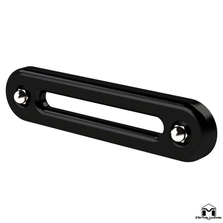 Prowadnica liny fairlead aluminium T6 anodowana do liny syntetycznej Jeep Wrangler JK JL Gladiator JT MetalCloak