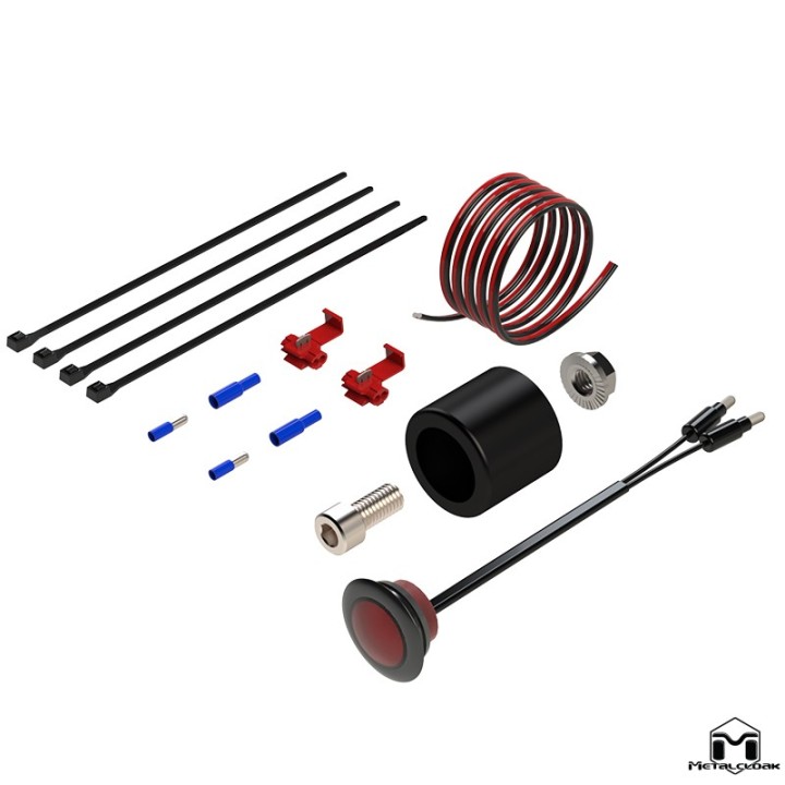 MetalCloak 3965 - trzecie swiatlo stop LED obudowa billet | Szekla4x4