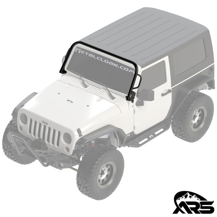 Rocklander kablak przedni bagaznika rura stalowa 2 cale Jeep Wrangler JK MetalCloak ARS