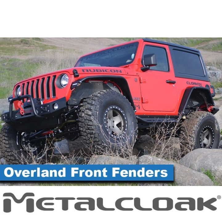Nadkola rurowe przednie Overland, stal, JL/JT METALCLOAK - ujęcie 4