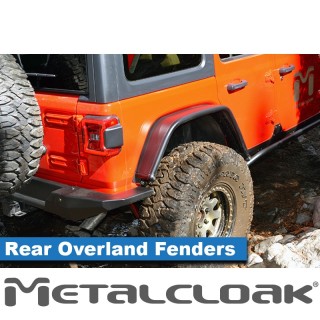 Nadkola rurowe tylne Overland, stal, JL Wrangler METALCLOAK - ujęcie 2