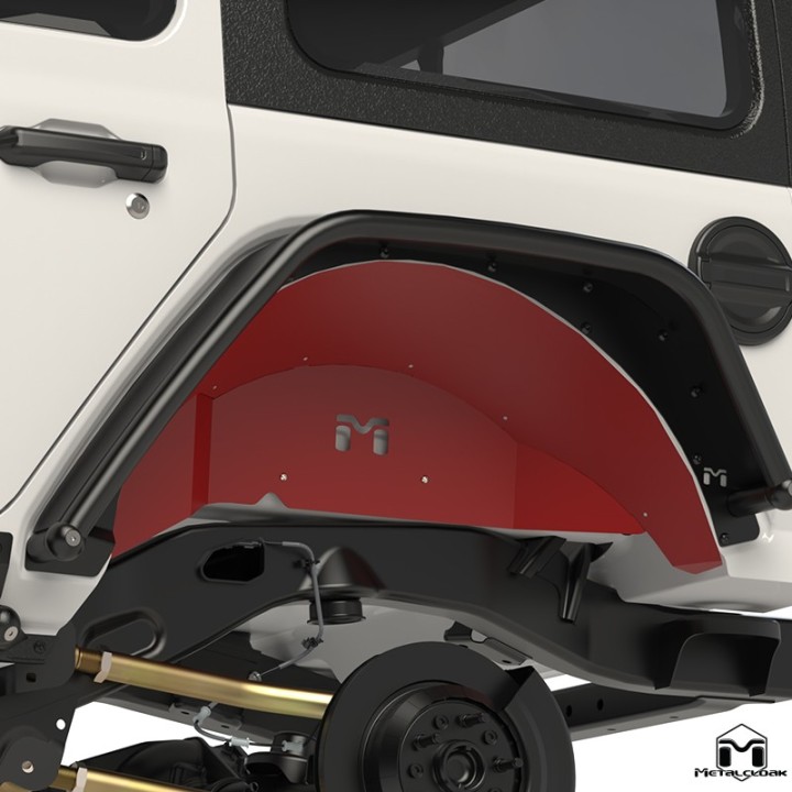 Aluminiowe nadkola wewnetrzne tylne, komplet, JL Wrangler METALCLOAK - ujęcie 4