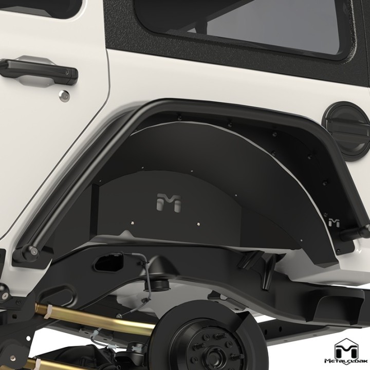 Aluminiowe nadkola wewnetrzne tylne, komplet, JL Wrangler METALCLOAK - ujęcie 5