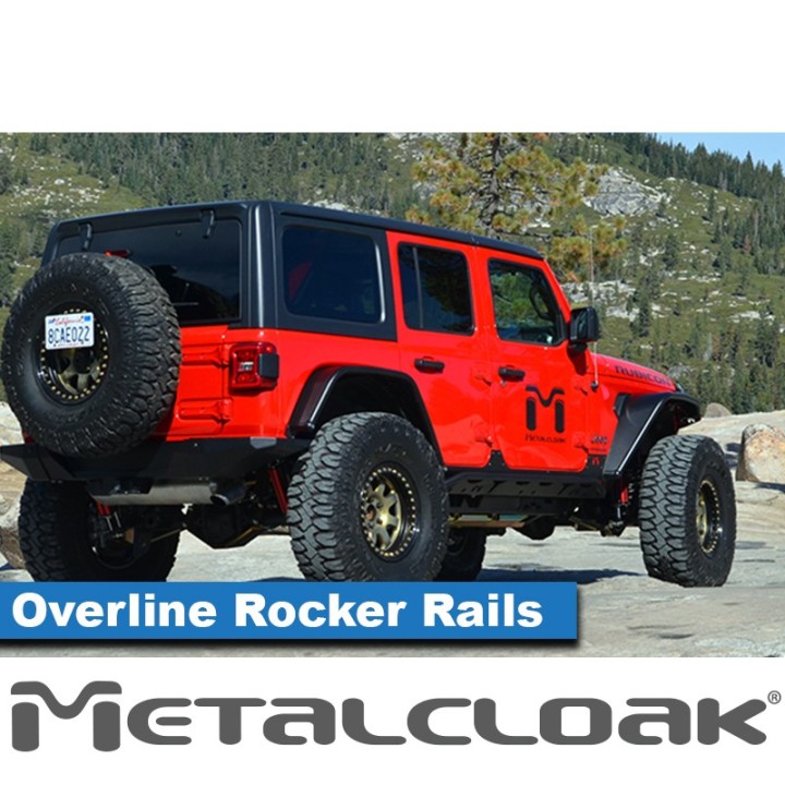 Progi rurowe Overline, para, JL 4D METALCLOAK - ujęcie 2