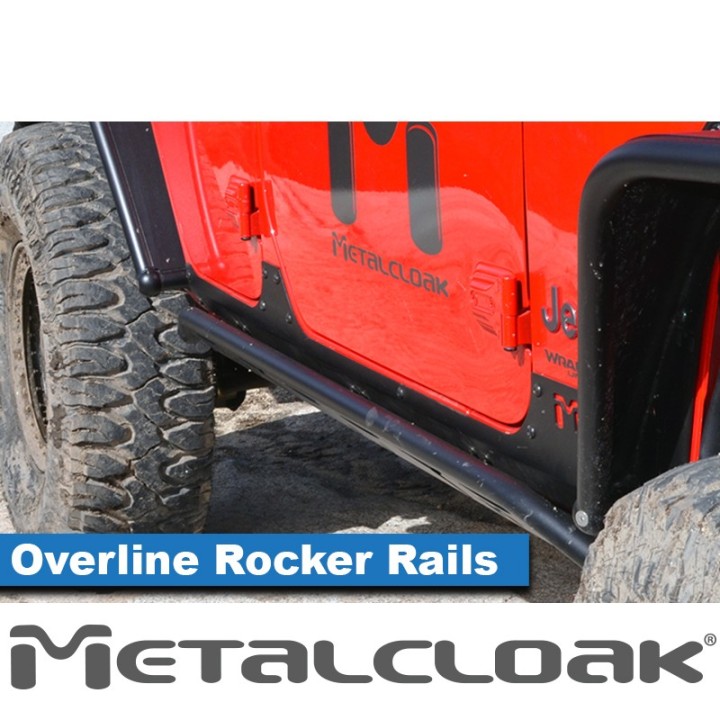 Progi rurowe Overline, para, JL 4D METALCLOAK - ujęcie 6