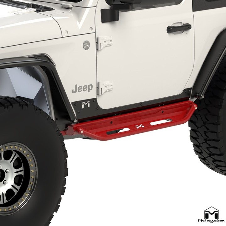 Komplet baza progowa + stopnie Flip Step Overland, JL 2D METALCLOAK - ujęcie 6