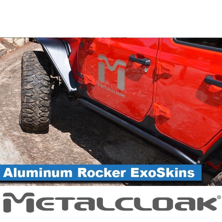 Nakladki progowe ExoSkin aluminiowe klejone, bez wiercenia, JL 4D / JT METALCLOAK - ujęcie 3
