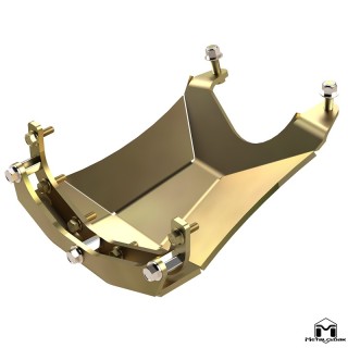 Plyta slizgowa na fabryczna pokrywe dyferencjalu przedniego, JL/JT Rubicon METALCLOAK
