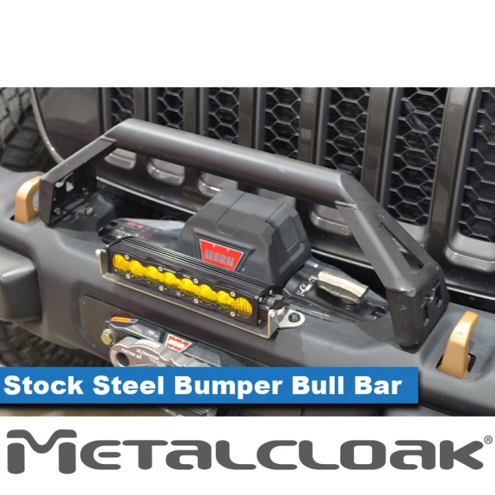 Bull Bar do fabrycznego zderzaka stalowego, JL/JT METALCLOAK - ujęcie 5