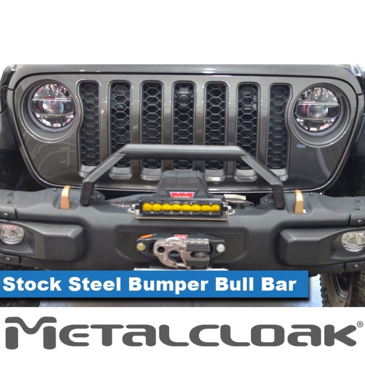 Bull Bar do fabrycznego zderzaka stalowego, JL/JT METALCLOAK - ujęcie 6