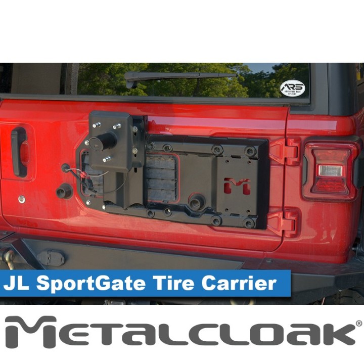 Nosnik kola zapasowego SportGate Casual Duty, JL Wrangler METALCLOAK - ujęcie 2