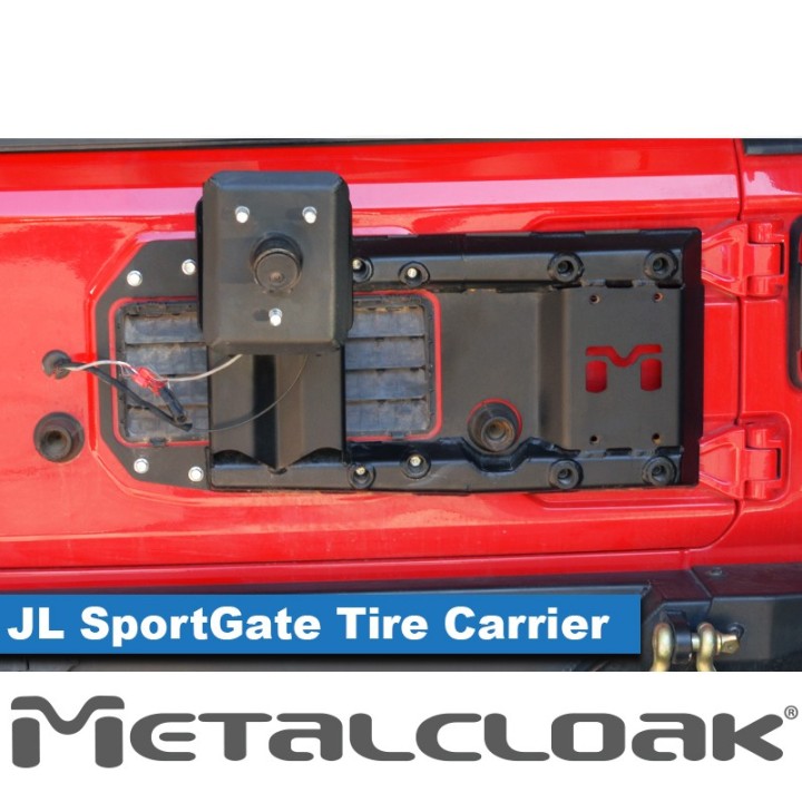 Nosnik kola zapasowego SportGate Casual Duty, JL Wrangler METALCLOAK - ujęcie 3