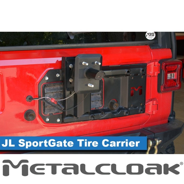 Nosnik kola zapasowego SportGate Casual Duty, JL Wrangler METALCLOAK - ujęcie 4