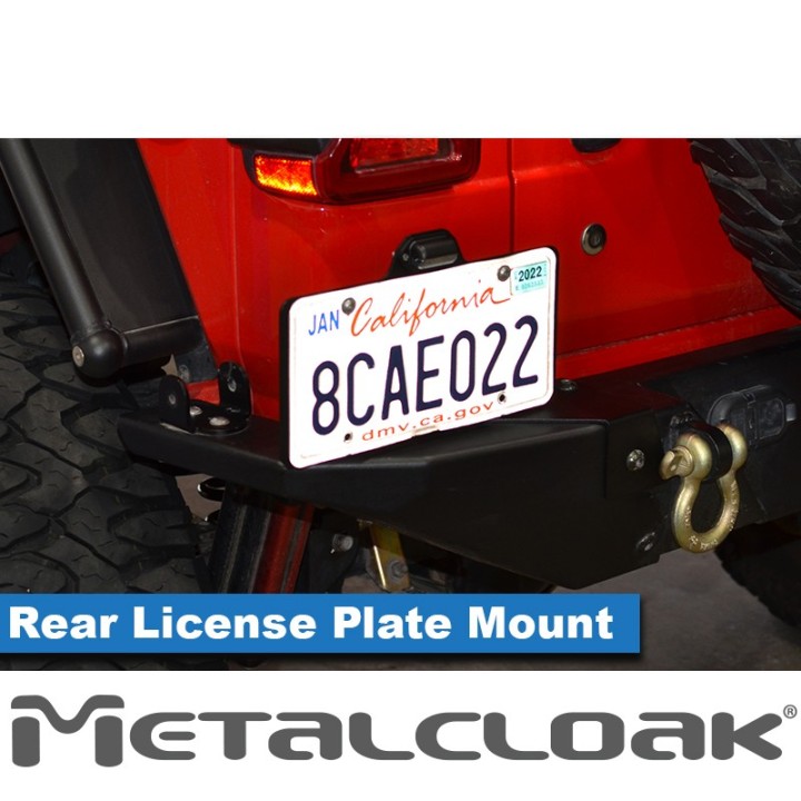 Wysiegnik tablicy rejestracyjnej do zderzaka tylnego, JL Wrangler METALCLOAK - ujęcie 3