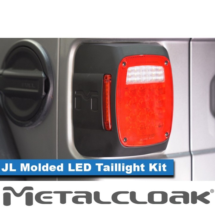 Lampy tylne LED Lo-Profile w obudowie ASA, JL Wrangler METALCLOAK - ujęcie 3