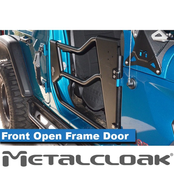 Drzwi rurowe Open Frame aluminiowe, przod, para, JL/JT METALCLOAK - ujęcie 4