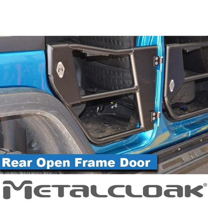 Drzwi rurowe Open Frame aluminiowe, tyl, para, JL/JT METALCLOAK - ujęcie 3