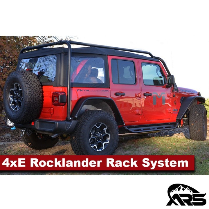 Bagaznik dachowy Rocklander, kompletny system, JL 4xe 4D METALCLOAK - ujęcie 4