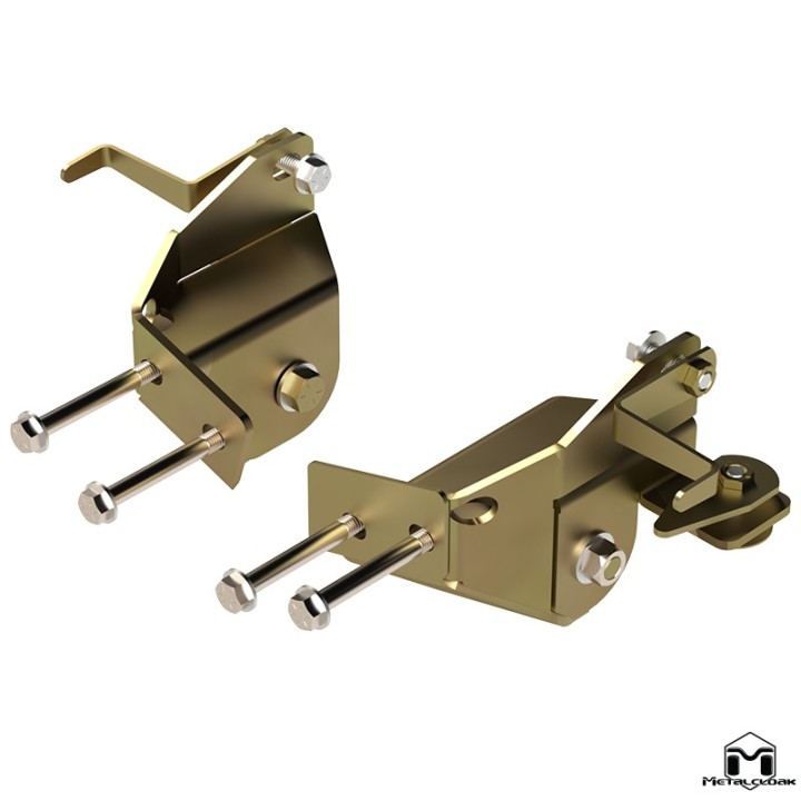 Wsporniki ramowe dolnych przednich wahaczy long arm, JL Wrangler METALCLOAK