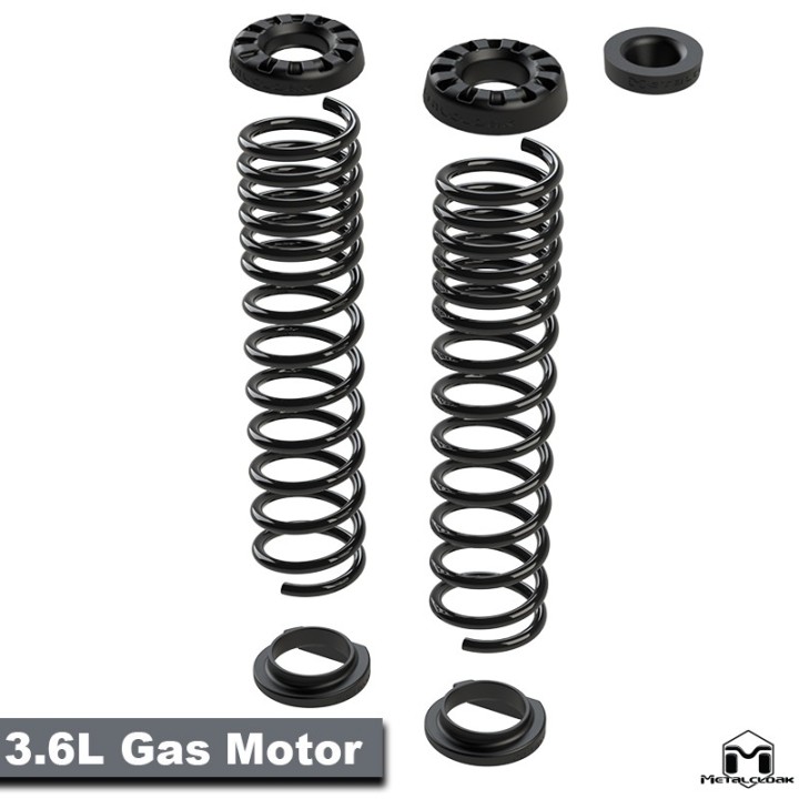 Sprezyny True Dual Rate przednie 3,5" (JL 4D) / 4,5" (JL 2D) / 2,5" (JT), para METALCLOAK - ujęcie 2