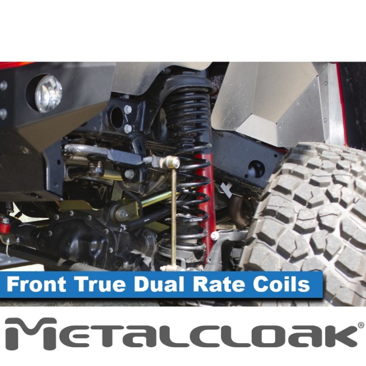 Sprezyny True Dual Rate przednie 4,5" (JL 4D) / 5,5" (JL 2D) / 3,5" (JT), para METALCLOAK - ujęcie 5