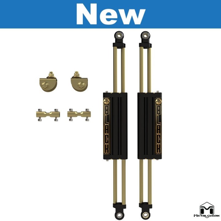 Amortyzatory 6Pak BLACK przednie 6", para, TJ/LJ METALCLOAK