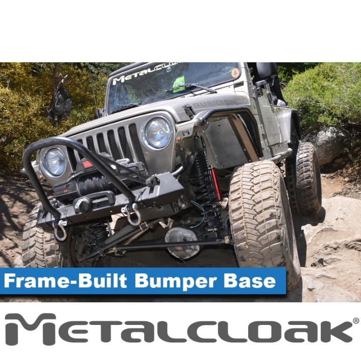 Baza zderzaka przedniego Frame-Built, stal walcowana na goraco, YJ/TJ/LJ METALCLOAK - ujęcie 4